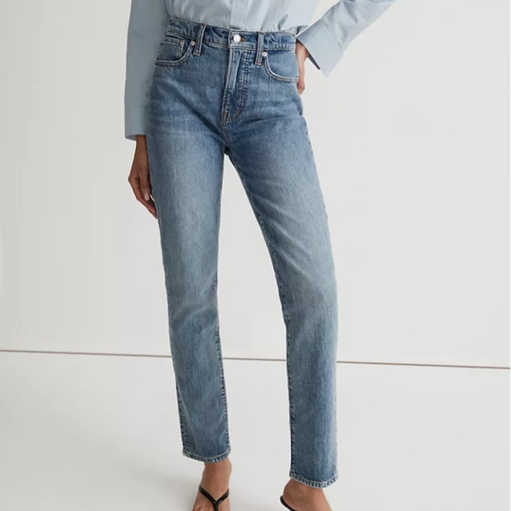 MADEWELL The Tall Perfect Vintage Jean in Heathcote Wash / TALL 33 /